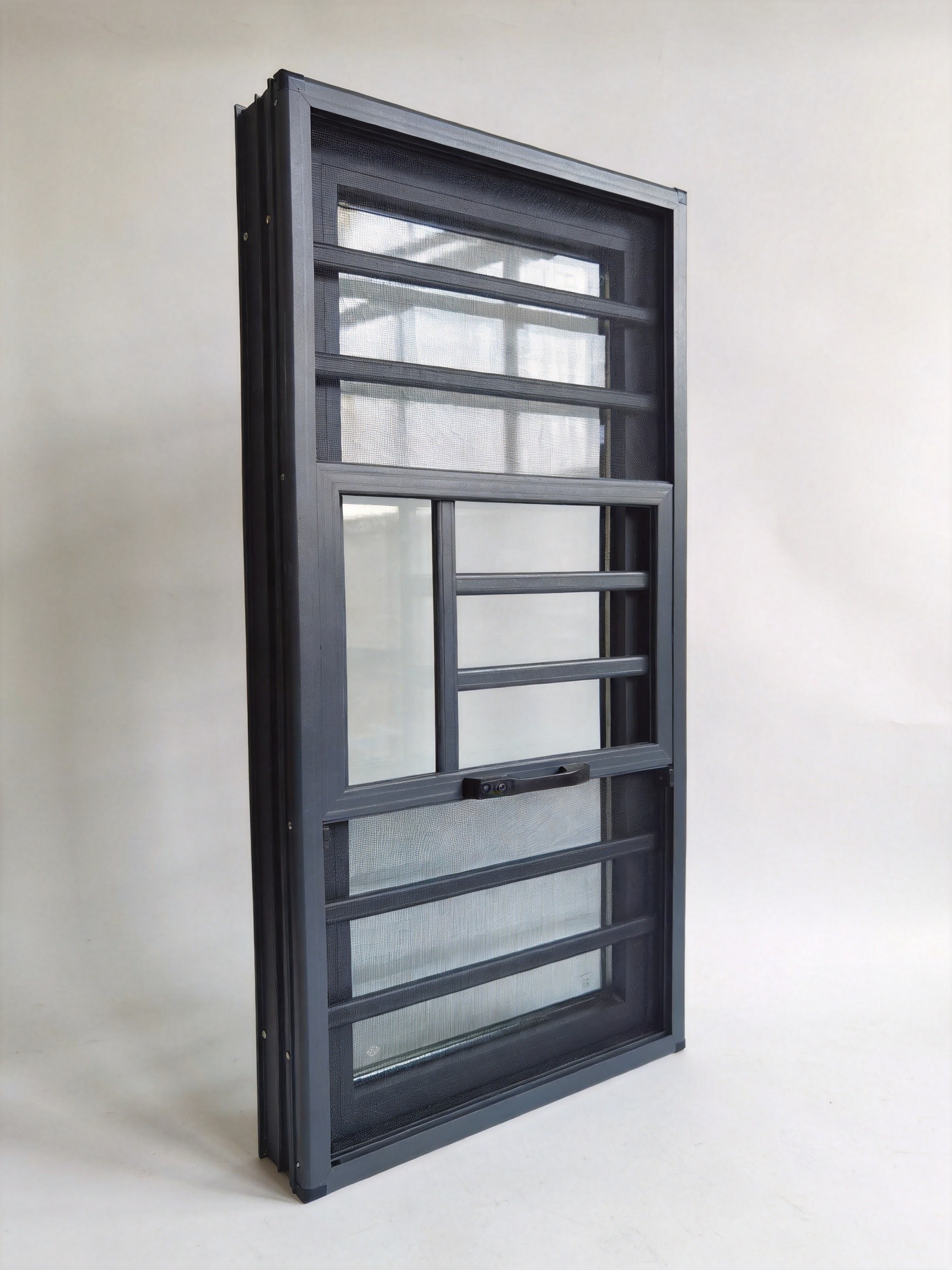 Steel fire window