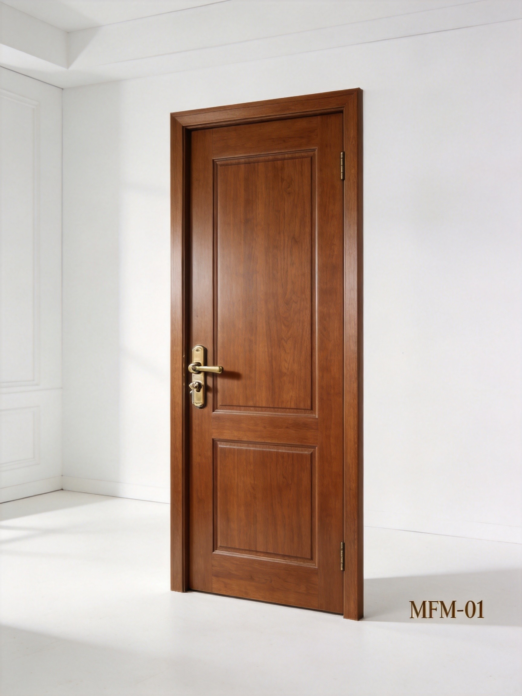 Wooden fire-resistant door set MFM-01